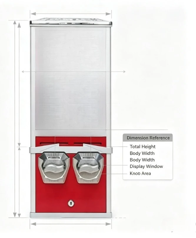New Mini  Sticker Vending Unit Coin Operated Interactive Card Twisting Event Gift Dispensing Commercial Equipment