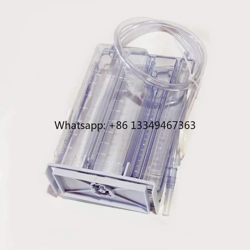 Thoracic Eos PVC Transparent Universal Size Water-Seal Drainage System