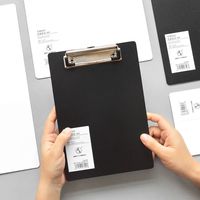 Writing Sheet Pad A4 A5 A6 File Folder With Low Profile Gold Clip Writing Tablet Writing Clipboard Black White Writing Pad