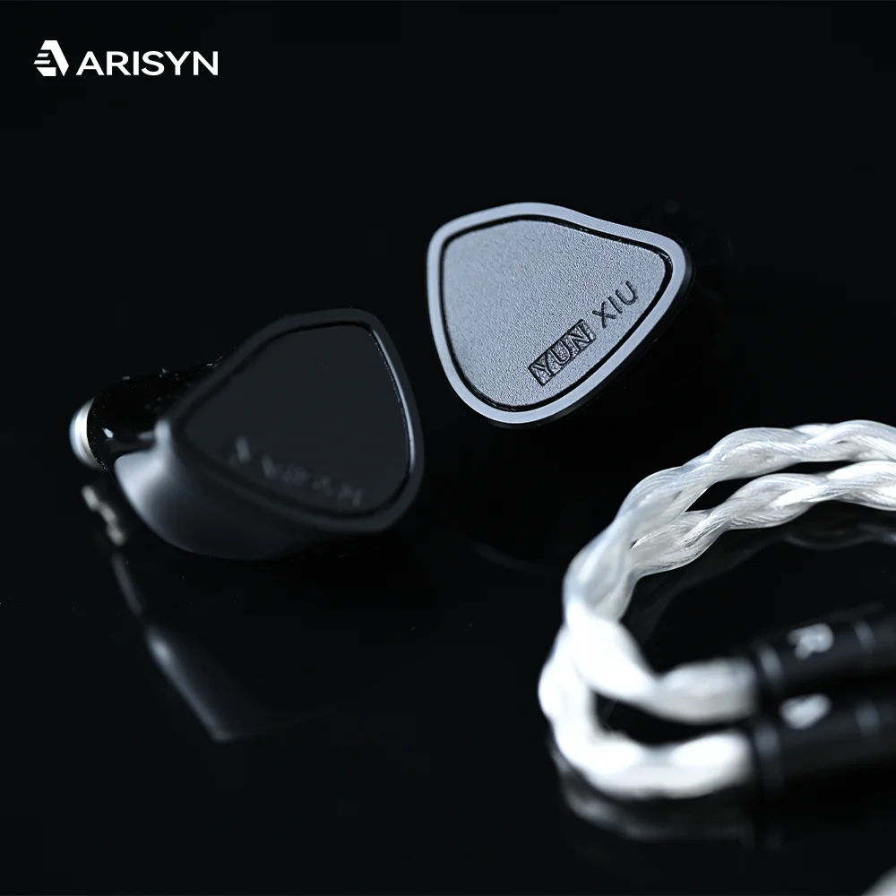 ARISYN YUN XIU 有線イヤホン　DLC 1DD＋1pzt New ARISYN YUN XIU Headphone PZT Hybrid 10mm DLC Diaphragm Dynamic