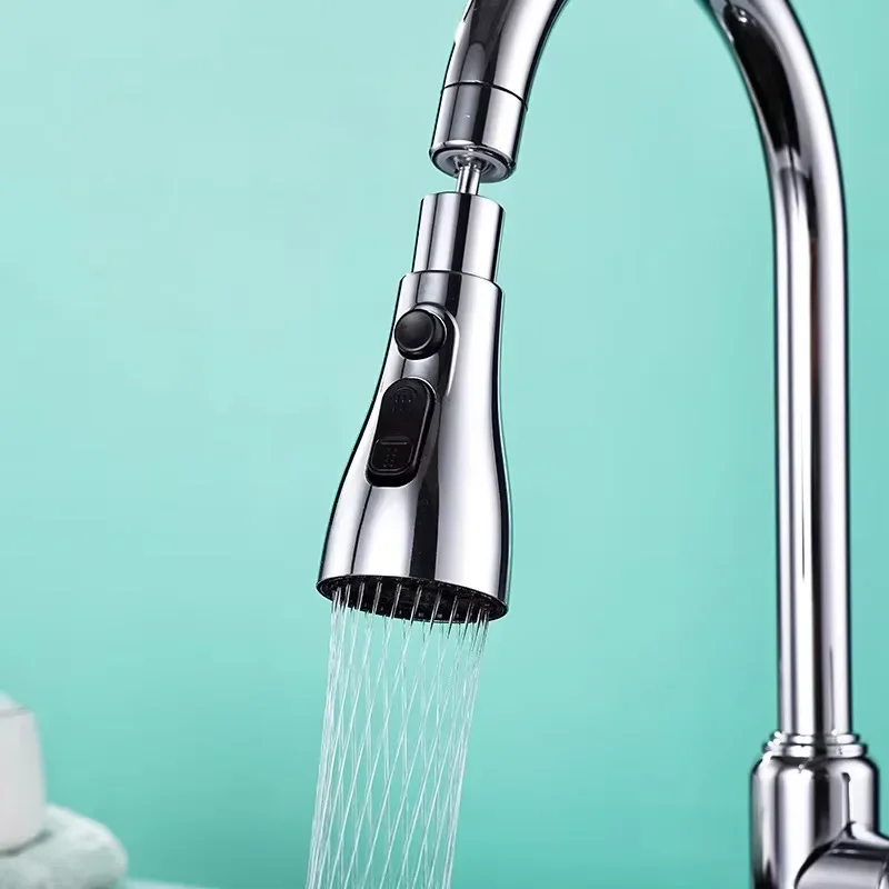 

1pc Household Kitchen Faucet Extender 3 Modes Spray Head Water Saving Home Extended Shower Spray Filter Kitchen Accessories