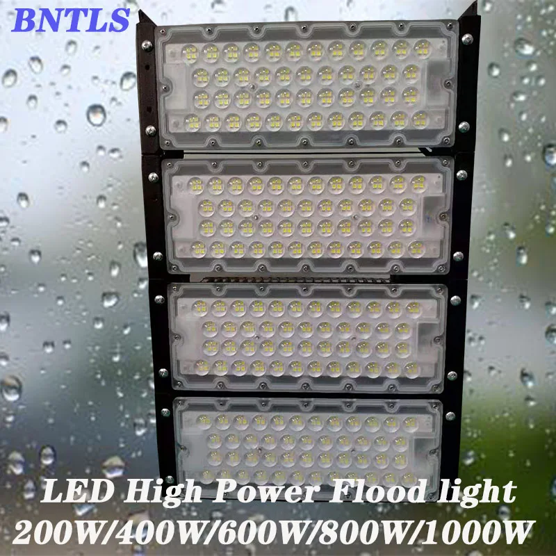 ไฟ LED น้ําท่วม 800W อุโมงค์แสงกลางแจ้งโคมไฟกันน้ํา IP65 สนามกีฬาแสงโปรเจคเตอร์