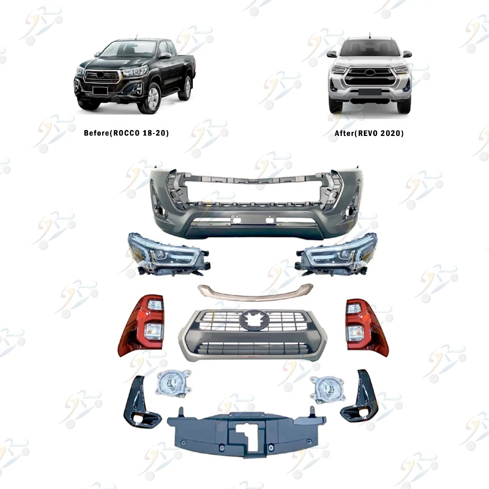 High quality hilux rocco 2020 upgraade to car body kits for revo 2020