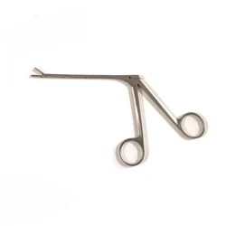 ENT endoscope nasal ethmoidal cellules opening forceps flat head, handspike