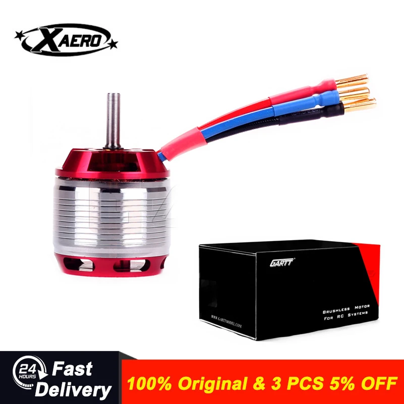 Gartt HF700 530KV Brushless Motor, 4500W Powerhouse for 700 Class RC Helicopter