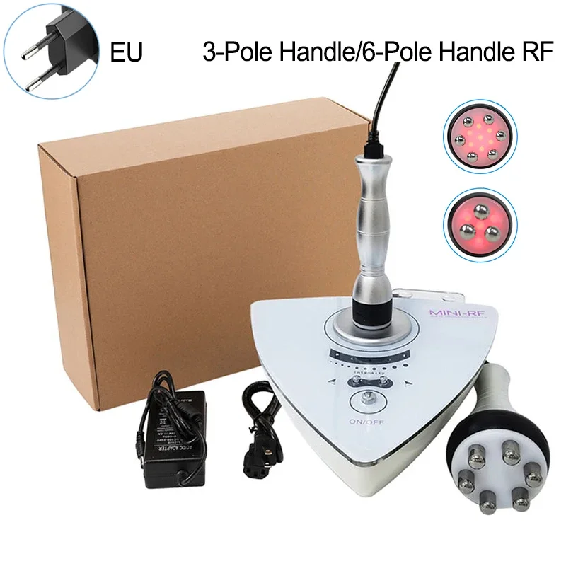 Máquina de estiramiento de la piel 2 en 1 RF, máquina de elevación corporal para ojos faciales por radiofrecuencia, rejuvenecimiento de la piel,