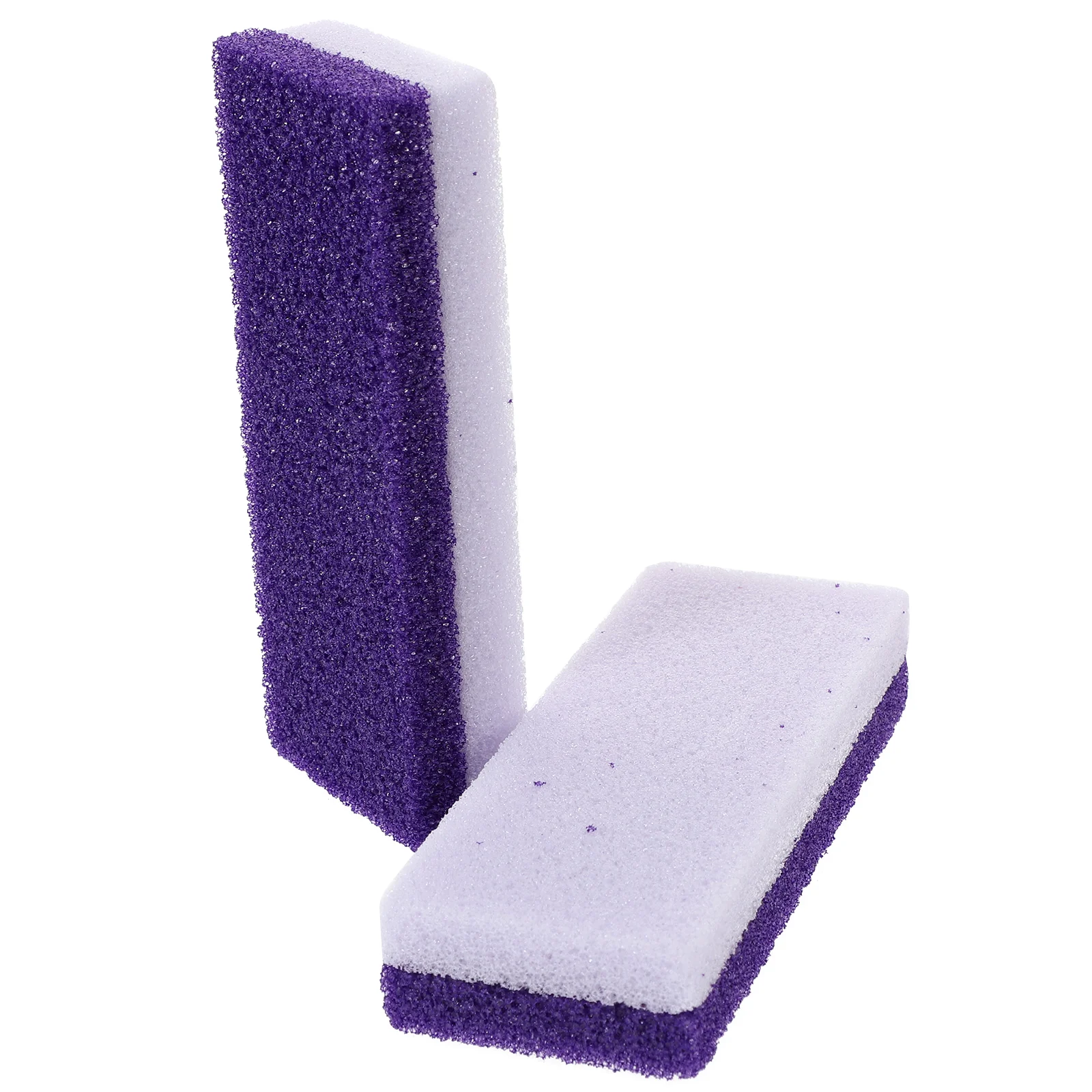 2 Pcs Disposable Hard Skin Remover for Feet Purple Foot Scrubber Pumice Pedicure Kit Callus Stone