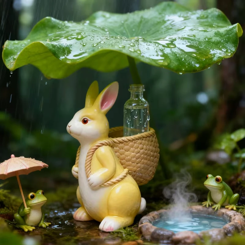 DIY Neue Ostern Kaninchen Ei Kerze Silikon Form 3D Backkorb Kleine Kaninchen Gips Harz Kerze Form Hause Dekoration Zubehör