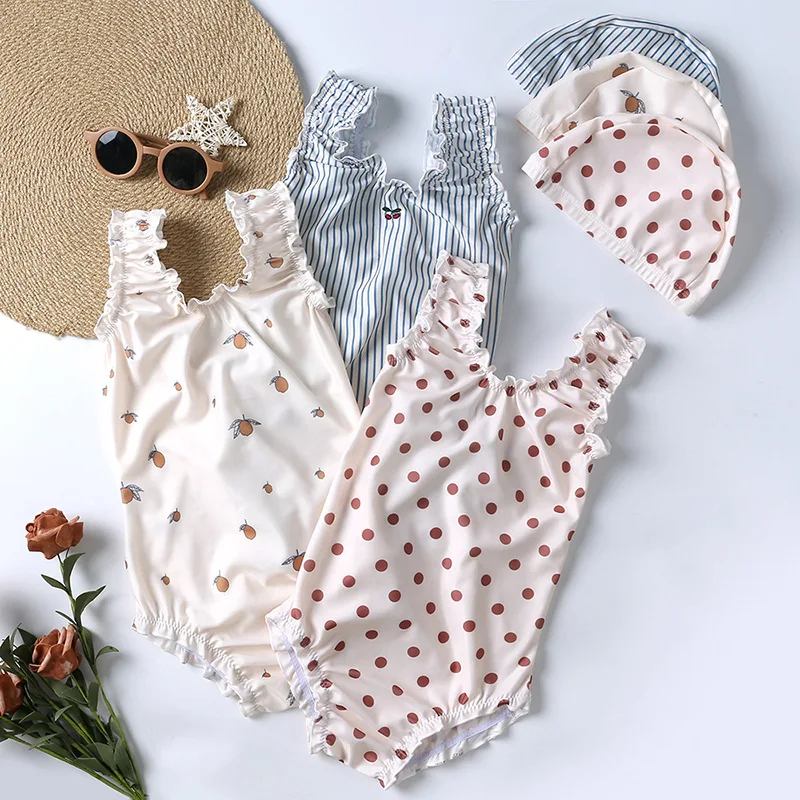 

Baby Girls Swimsuit Kids Swimwear uv Protection Children Bikini Toddler Long Sleeves Swimming Suit Costume Beach Clothes Fashion