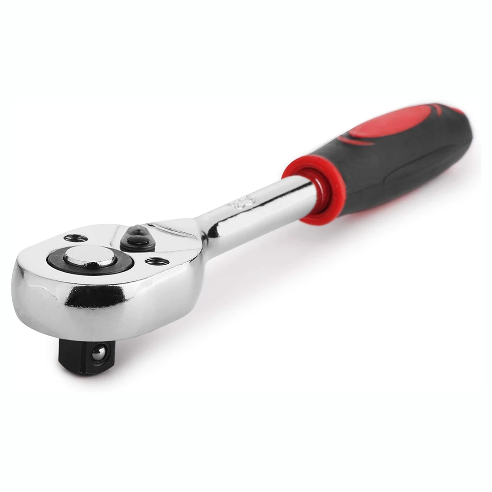 72 Tooth Quick Ratchet Wrench 1/2 1/4 3/8 3Size Flying Wrenches Two-way Socket Wrench Repair Tools for for Vehicle Bicycle