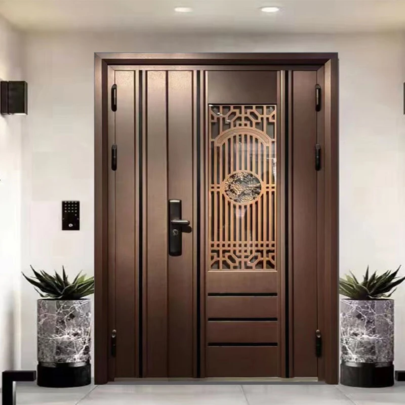 

Anti-theft household mother-child door Sanqi opens double doors, ventilation doors, smart doors