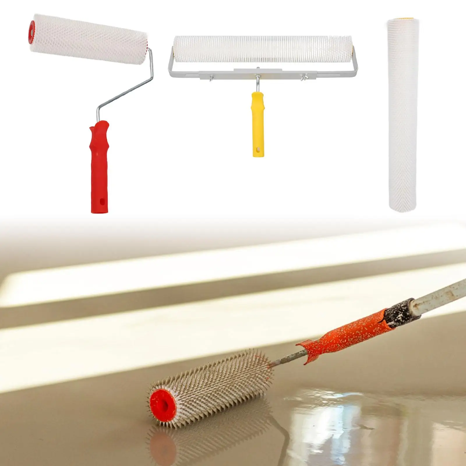 

Self Leveling Spike Screed Roller Floor Compound Roller for Concrete Cement