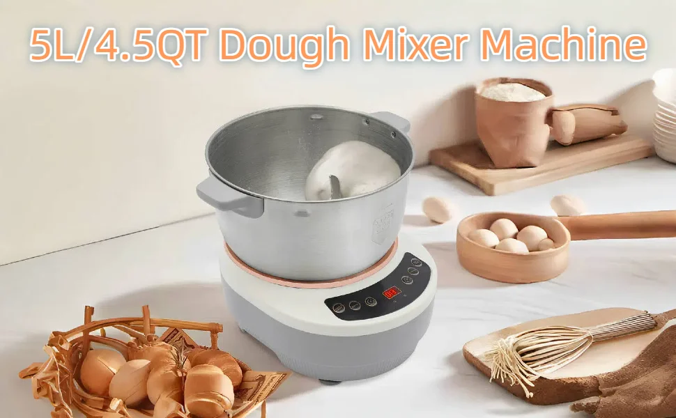 5L/4.5QT Dough Mixer Machine