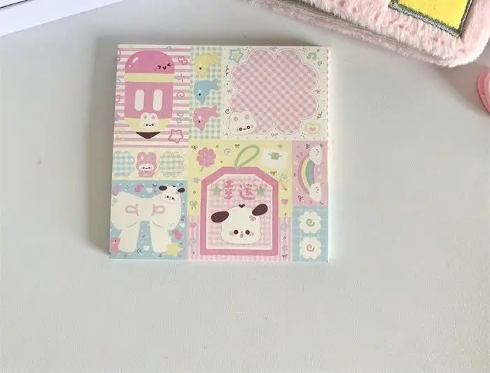 1 libro Simpatico quaderno a forma di cartone animato con alto valore estetico, quaderno per studenti con note strappabili, blocco note e quaderno