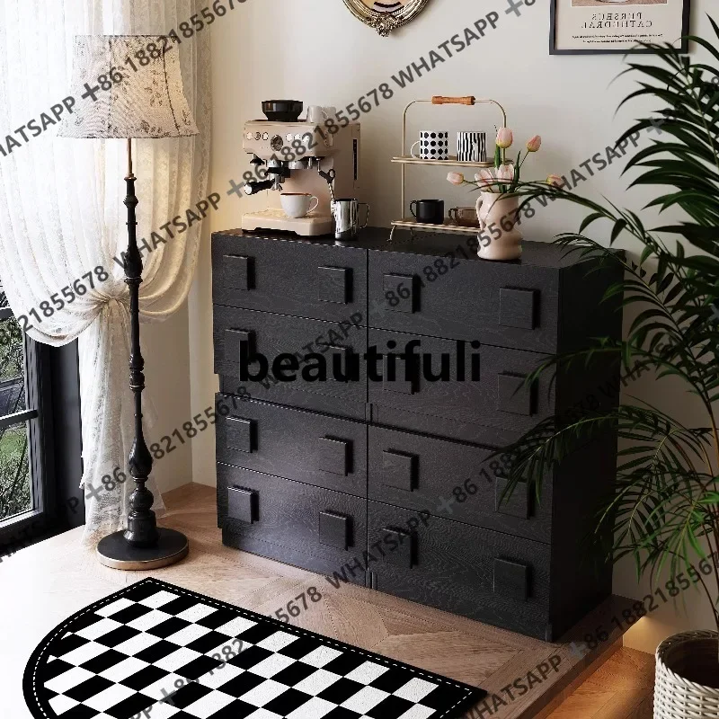 

XSolid wood, living room, bedroom, TV cabinet, simple storage, home decoration, combined cabinet