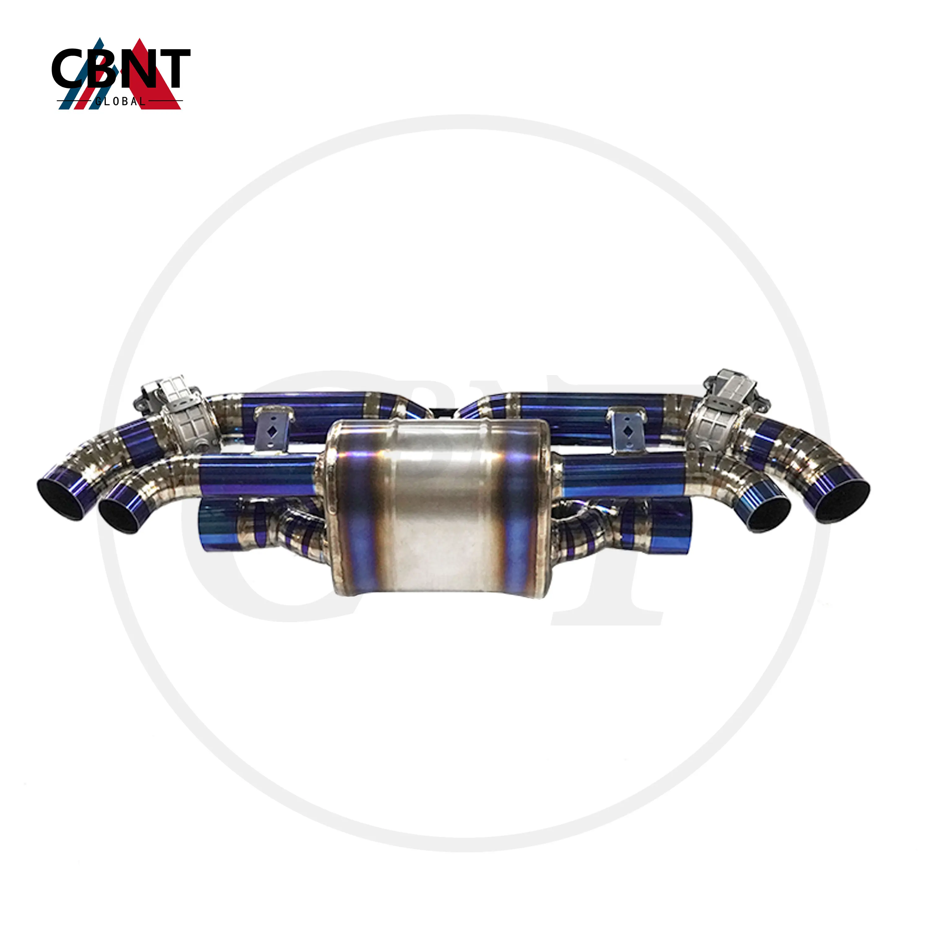 

CBNT for Porsche 911 992 Carrera 3.0T Valved Exhaust Axle-back High Quality Titanium Alloy Exhaust-pipe with Valve Muffler