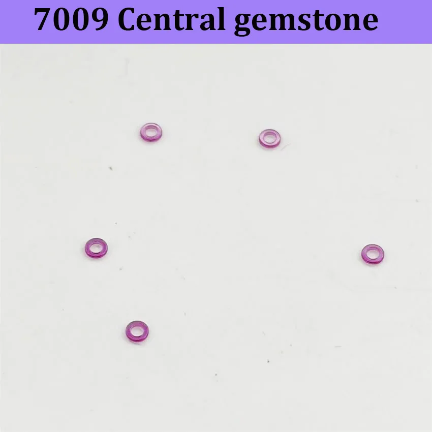 5pcs Watch Repair Parts 7009 Mechanical Movement Main Clamp Plate Center Gemstone Eye Drill Accessories for Watchmaking