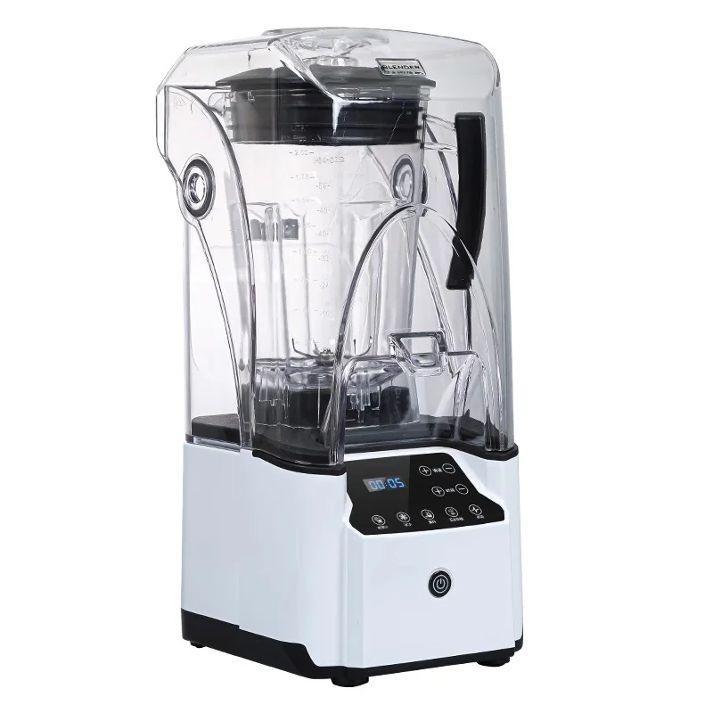 110V/220V Ice Smoothie Machine Commercial Food Mixer Fruit Smoothies Blender Silent Smoothe Maker Machine