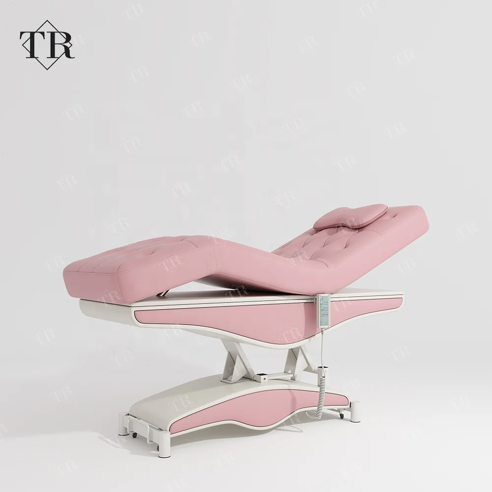 TURRI Beauty Salon Furniture Electric 3 Motors Beauty Spa Bed Hydraulic Massage Table Facial Bed Modern Eye Lash Tatoo Bed