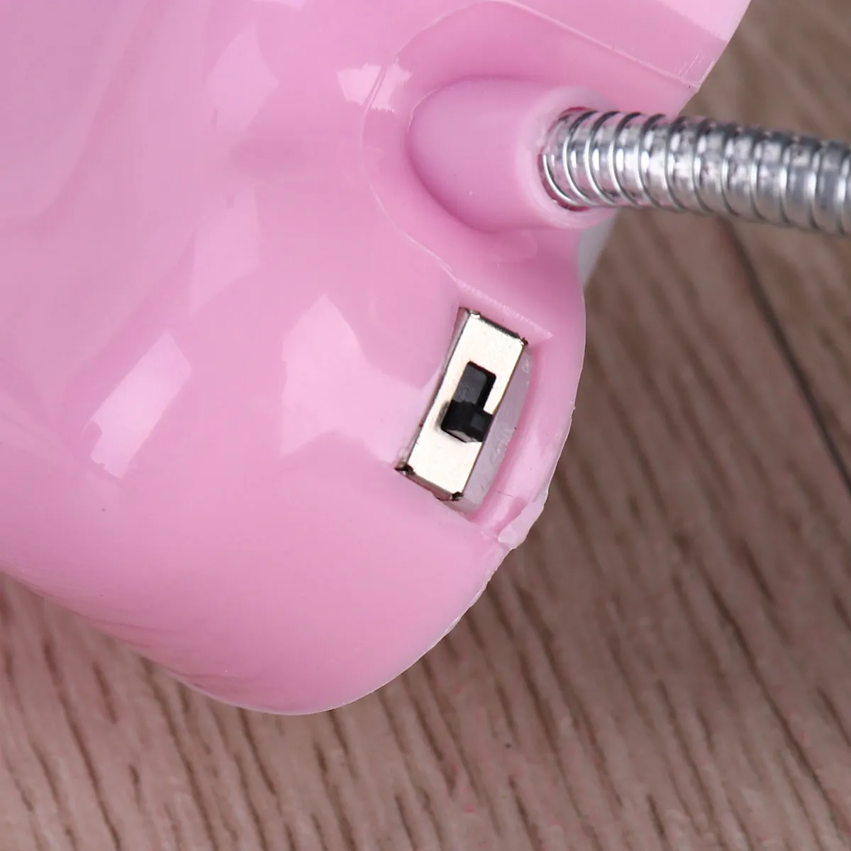 Pink LED Desk Lamp Clip Eye Protection Battery Operated Adjustable Clamp Light for Reading Home Office Clip Lamp