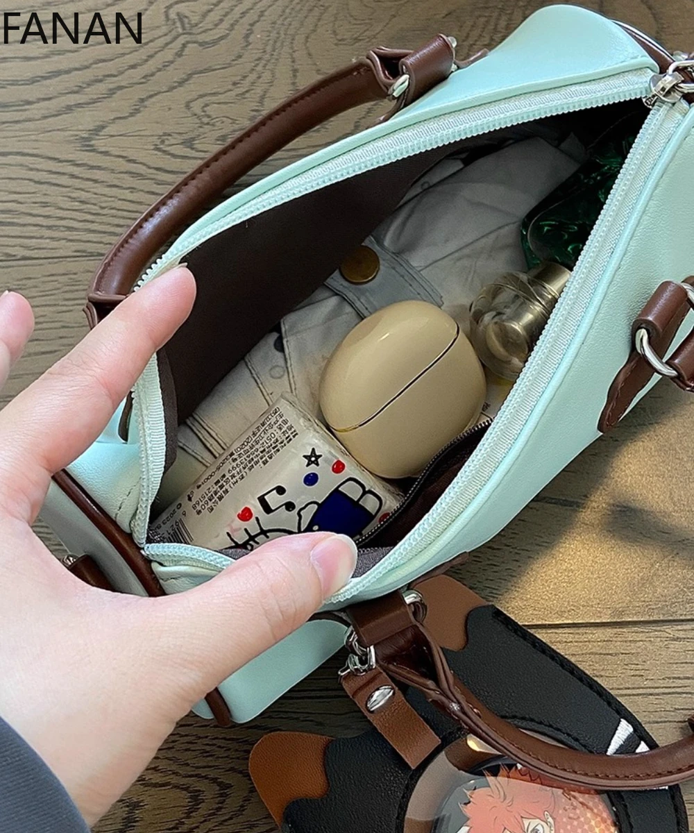 Japanese High School Girls Crossbody Bags Handbags Tote Women New Ita Bags Leather Shoulder Bag Bolso Casual Wallet Travel