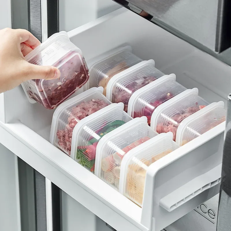 Refrigerator Frozen Meat Box Food Preservation Box Refrigerator Storage Box Food Grade Meat Freezing Box Food Storage Containers