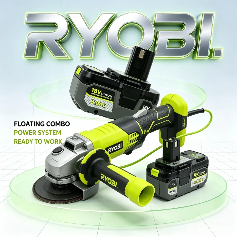 8.0Ah Original RYOBI 18V Battery,built in Thermal Protection,overheating Protection,FIT P108 P107,for RYOBI 18V Cordless Drill