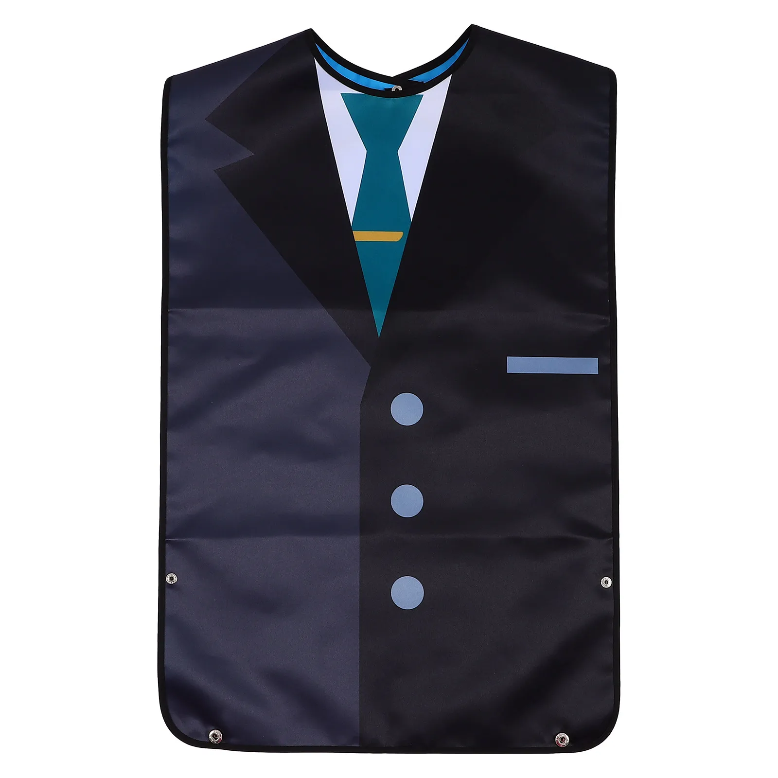 

Suit Design Adult Men Long Bib Clothing Protector Adjustable Senior Bib for Eating Clothes Protection Adults Bibs