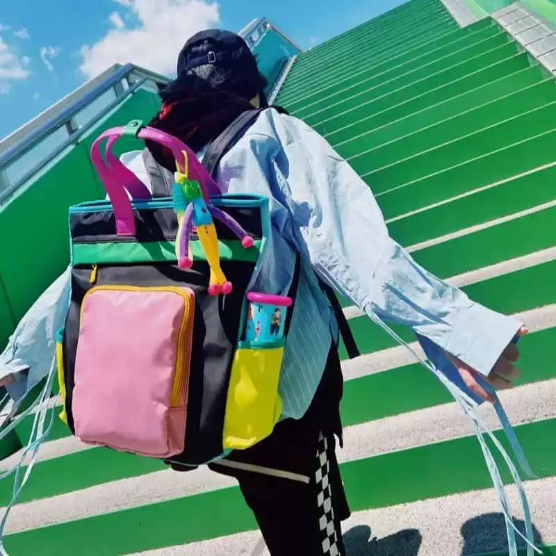 

Рюкзак Новый 2026 Модный Унисекс Нейлоновый Офисный Женский Дорожный Рюкзак Вместительный Водоотталкивающий