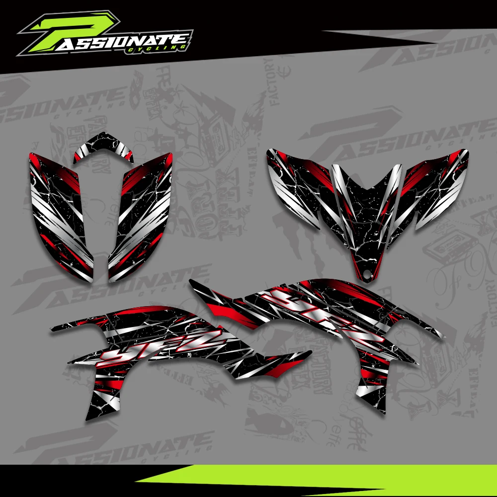 Motorcycle Stickers Graphics & Backgrounds Decals Kits  For YAMAHA YZF450 2003 2004 2005 2006 2007 2008 YFZ450R ATV Custom