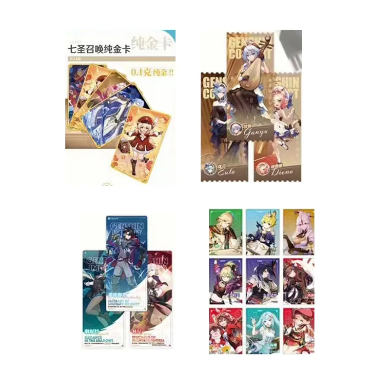 

Limited Edition Genshin Impact Anime Cards Booster Box Trading Game Bulk