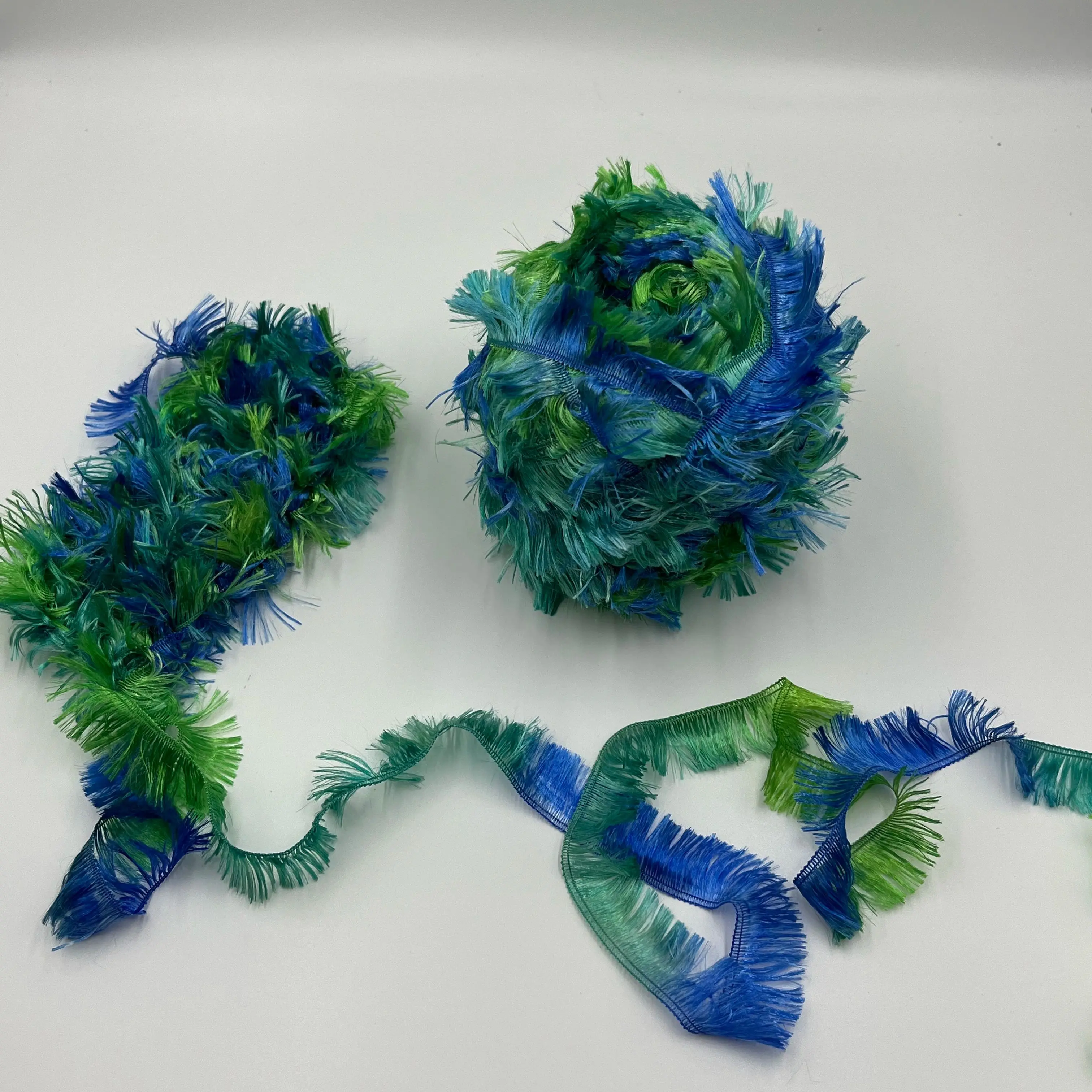 150g Feathers of Forest & Sea Handmade Color Floral Thread Crochet Handicrafts DIY Weave Bags & Accessories