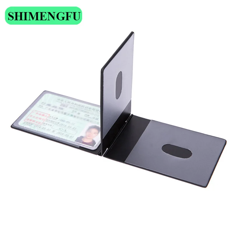 Aluminum Driver License Cover Credit Card Holder ID Card Case Thin Car Driving Document Pass Driver\'s License Box Men Wallet