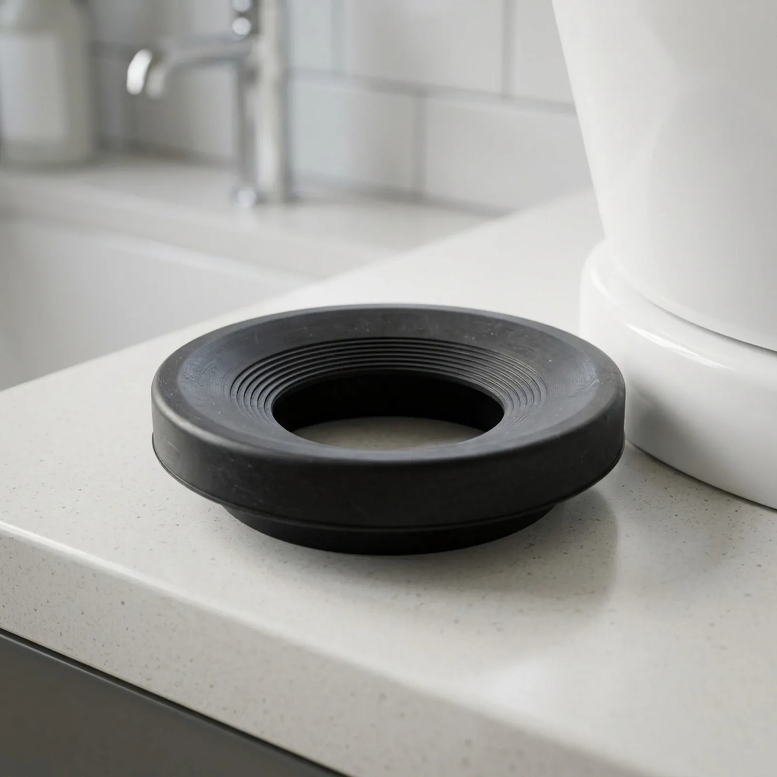 Toilet Accessory Toilet Siphon Seal Reliable Bathroom Accessory User-Friendly Installation Leak Free Ring Plumbing Repair