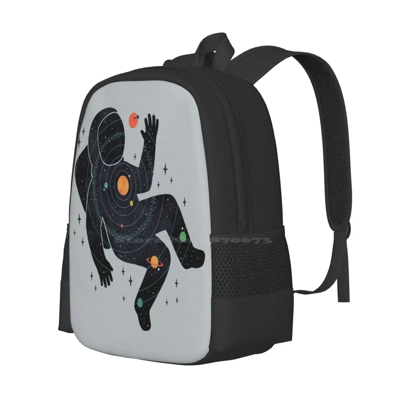 Inner Space School Bags Travel Laptop Backpack The Paper Crane Rick Crane Thepapercrane Cosmos Space Travel Exploration Cool