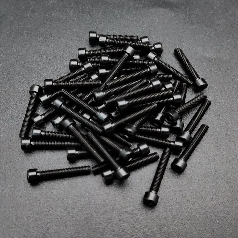 100pcs Electric Guitar Humbucker Pickup Polepiece Hexagon Magnet Screws Rods 18mm Length 3mm Diameter Black/Gold/Chrome/Nickel
