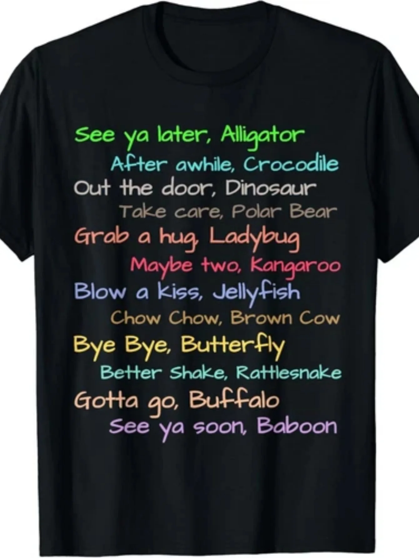 Vintage Crocodile Print T-Shirt - 