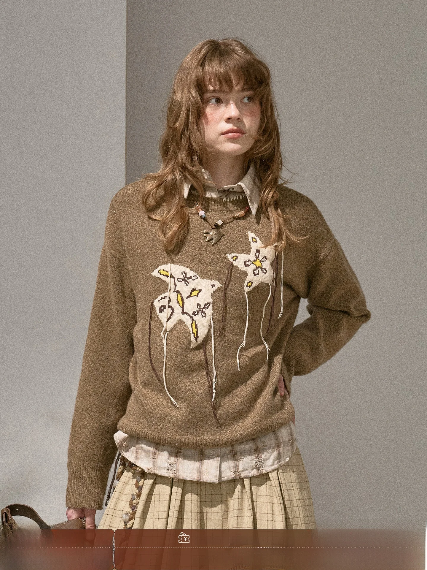 

DIDDI MODA Lazy Sle Knitted Loose Long Sve Overhead Sweater Tassel Design Autumn Winter Women's Faion Premium Quali