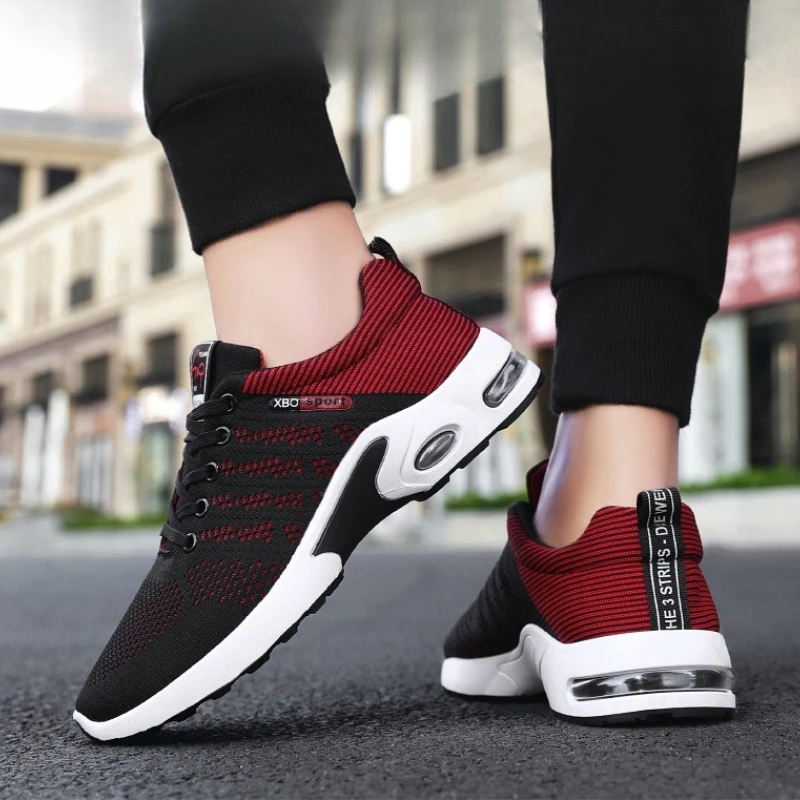 Baasploa hommes chaussures de course en maille légère concepteur décontracté à lacets baskets Sports de plein air Tennis chaussures d'athlétisme