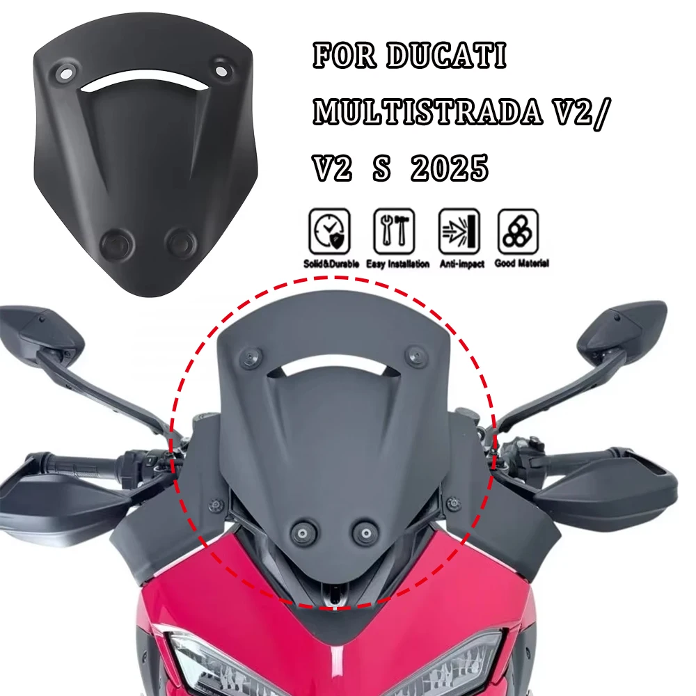 

Подходит для Ducati Multistrada V2 V2S 2025, аксессуары для мотоциклов, лобовое стекло и панель лобового стекла