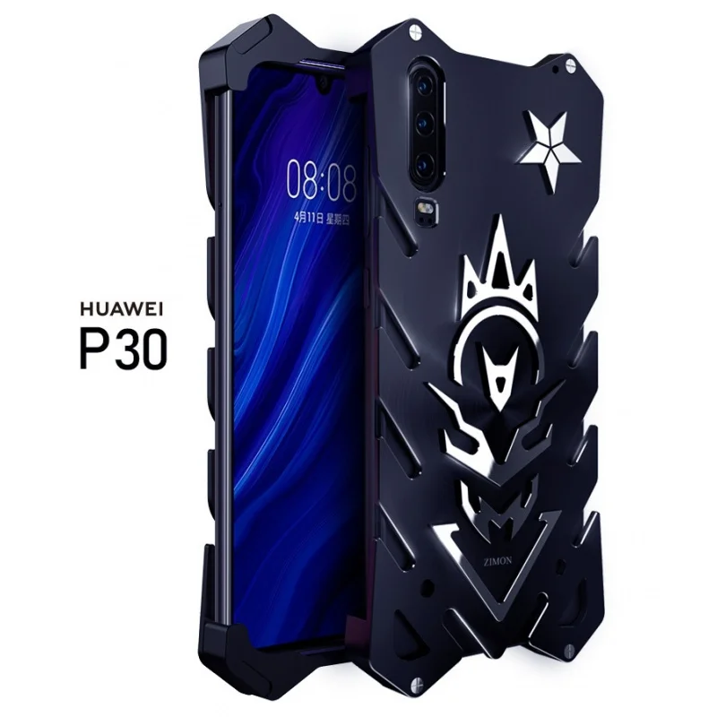 

P30pro Phone Case Metal Trendy Men's Shell Metal Drop-Resistant Suitable for Huawei P30pro Mobile Phone Protective Case