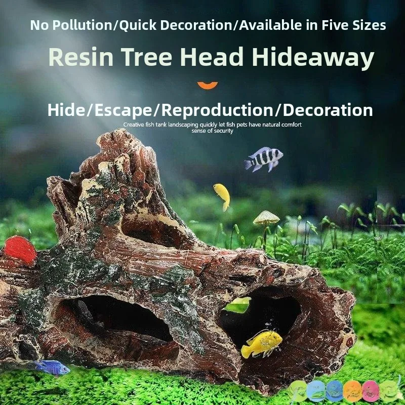 

Aquarium Special Lacape House Reatic Sinking Wood Log Creative Decoration Accories Fi And Simp Hideaway Hol...