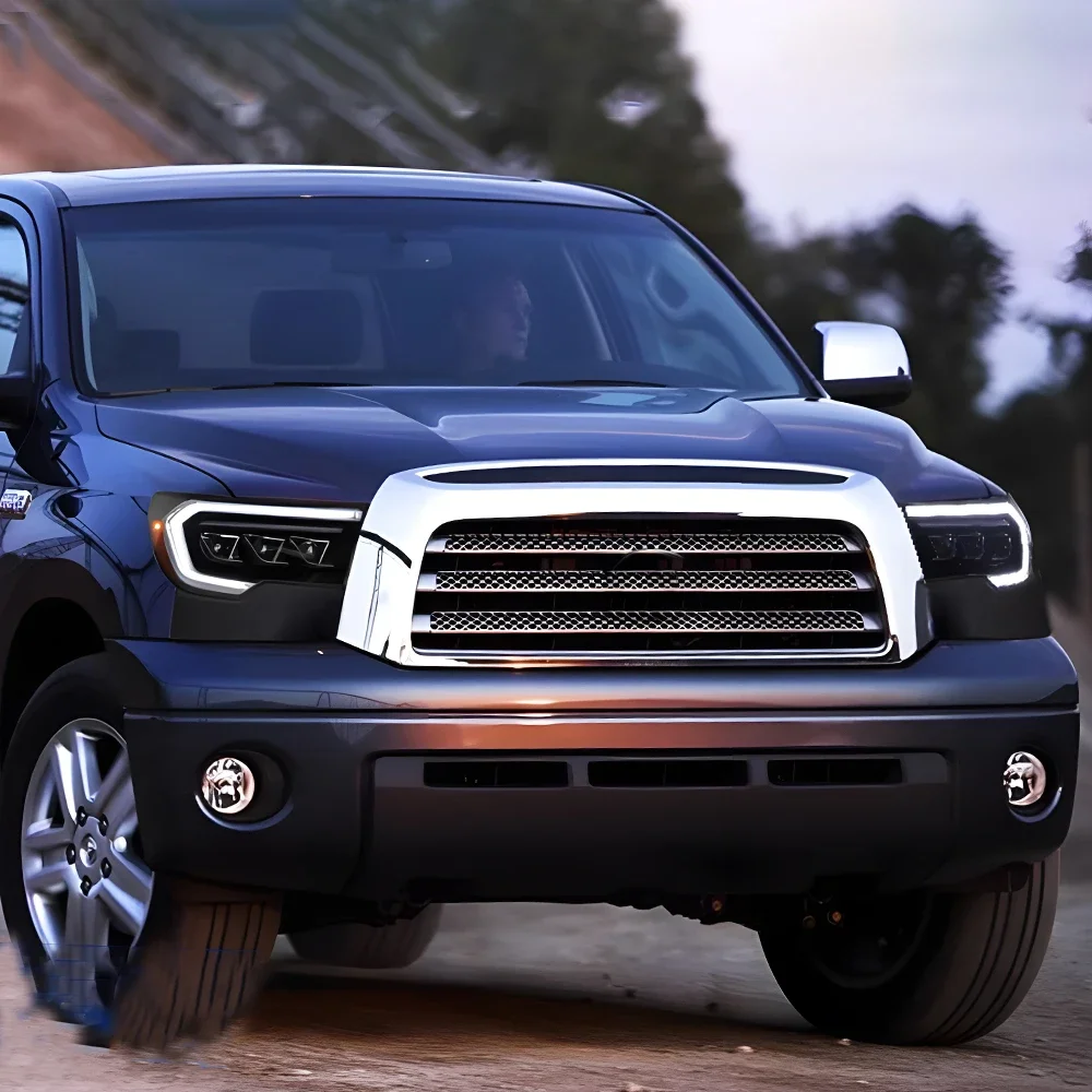 

Передние фонари автомобиля для Toyota Tundra Sequoia 2007-2013, светодиодные автомобильные фары в сборе, обновление динамического 3 инструментов для проектора, аксессуары