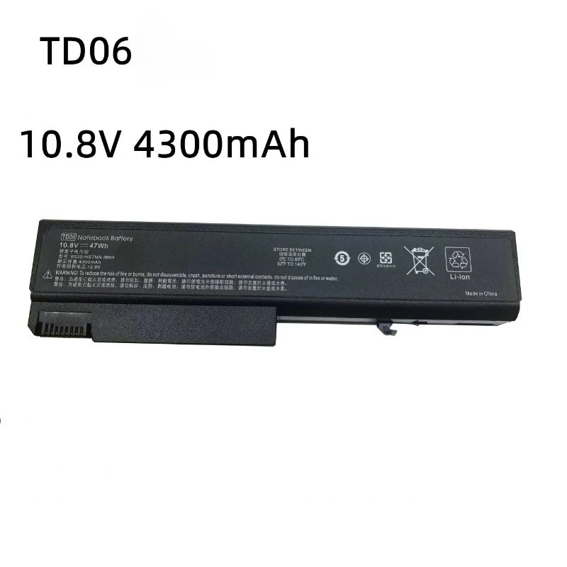 

Высококачественная сменная литий-ионная батарея для ноутбука 10.8V 4300mAh для HP TD06XL TD06 HSTNN-CB1C: безопасная, стабильная, долговечная, высокопроизводительная