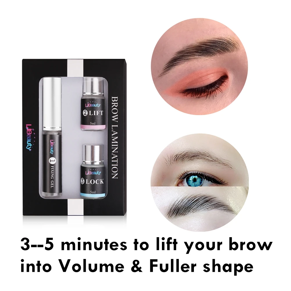 VEBEAUTY-Mini EyeblogugPerm Kit de stratification des sourcils, Lifting professionnel des sourcils, Outil de maquillage de beauté pour un usage domestique, Durent environ 45 à 60 jours