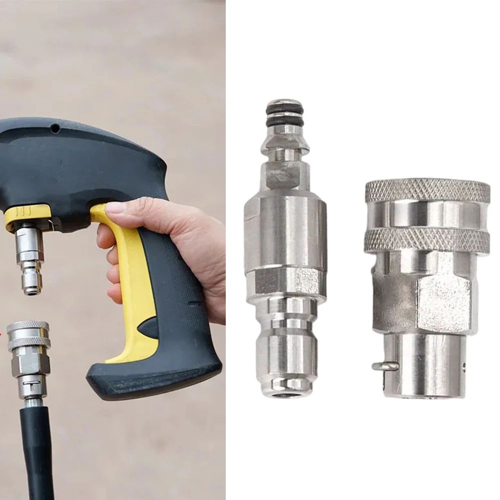 Hochdruckreiniger-Adapter 3/8 Zoll mit Anti-Tangle-Funktion für Kärcher Hochdruckreiniger-Schlauchadapter