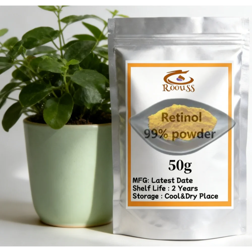 Hot sale retinol acetate powder pure cosmetic grade Raw Material free shipping