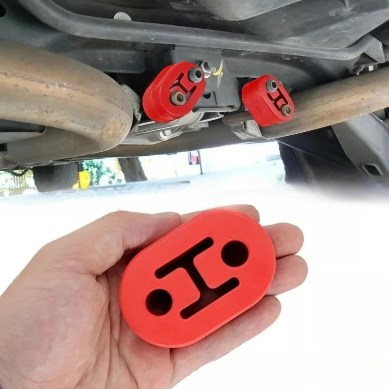 

1PC GM Exhaust Pipe Hanger Rubber Mount - 2-Hole Suspension Ear Shock Absorber Buffer for Car Modification