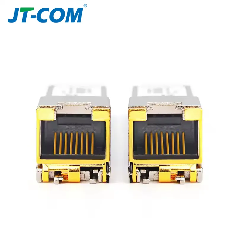JT-COM 1000M Gigabit Fibra Optica Sfp Module Rj45 Ftth Ethernet Fiber Compatible for Cisco/Mikrotik Ethernet Switch