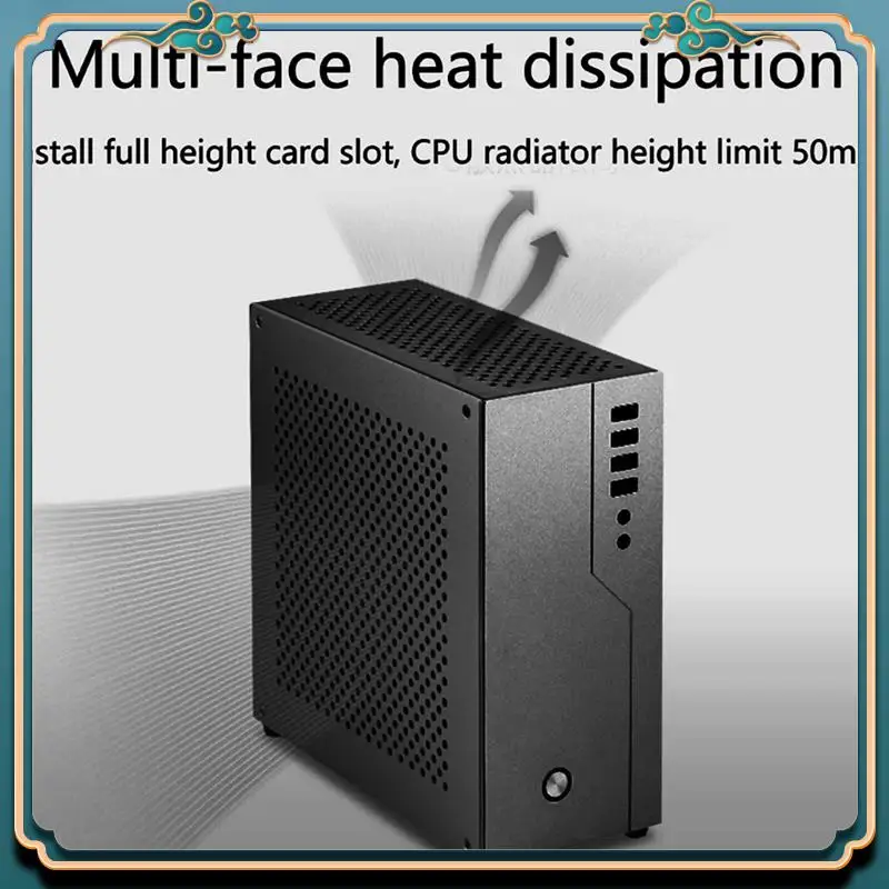 

(New)-Compute Case Porous Heat Dissipation Exquisite Appearance For ITX Compute HTPC Host